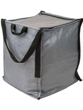 Heavy Duty Storage Tote Bag with Zipper Top 22-Gallon